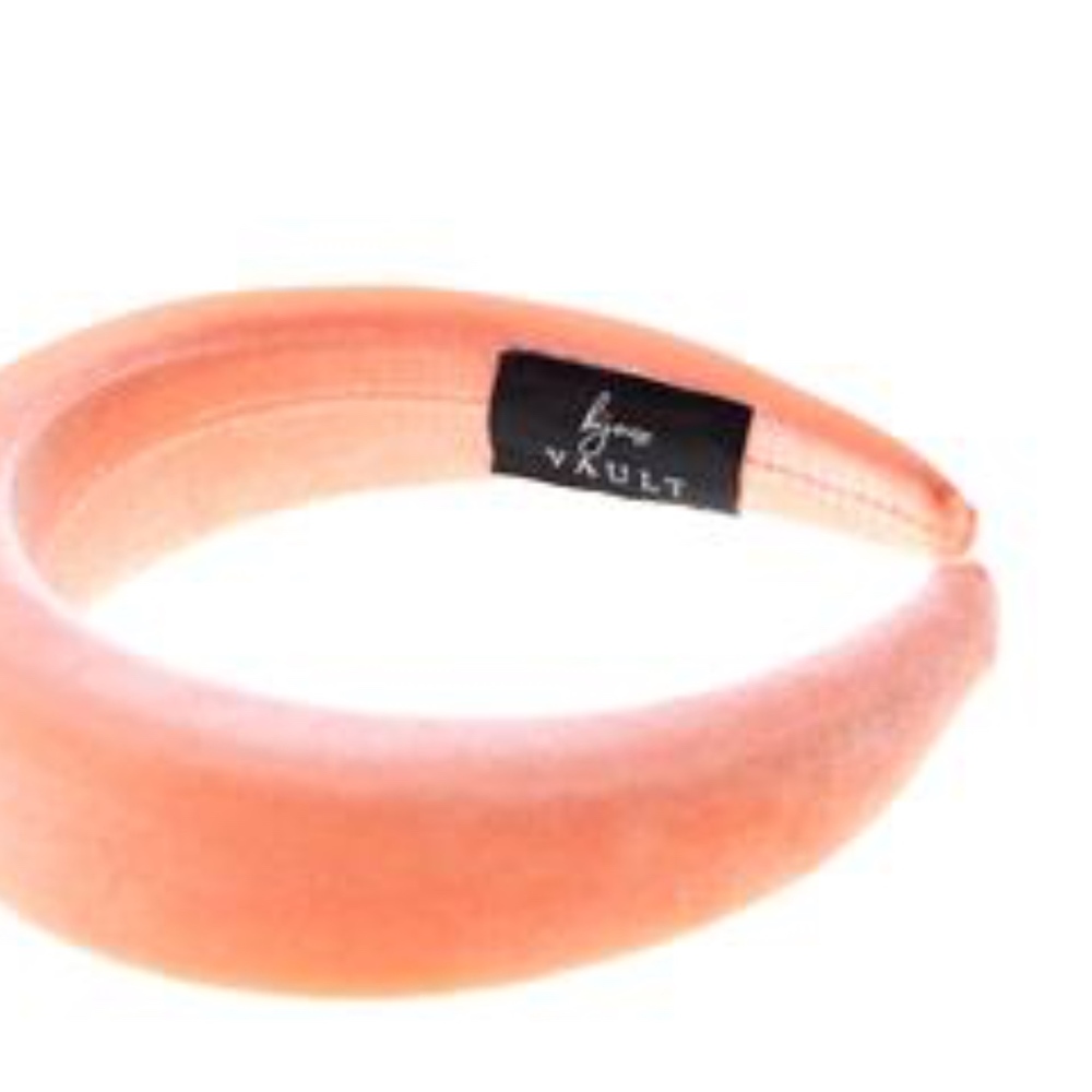 Peach Velvet Handbag trendy fashion forward NEW